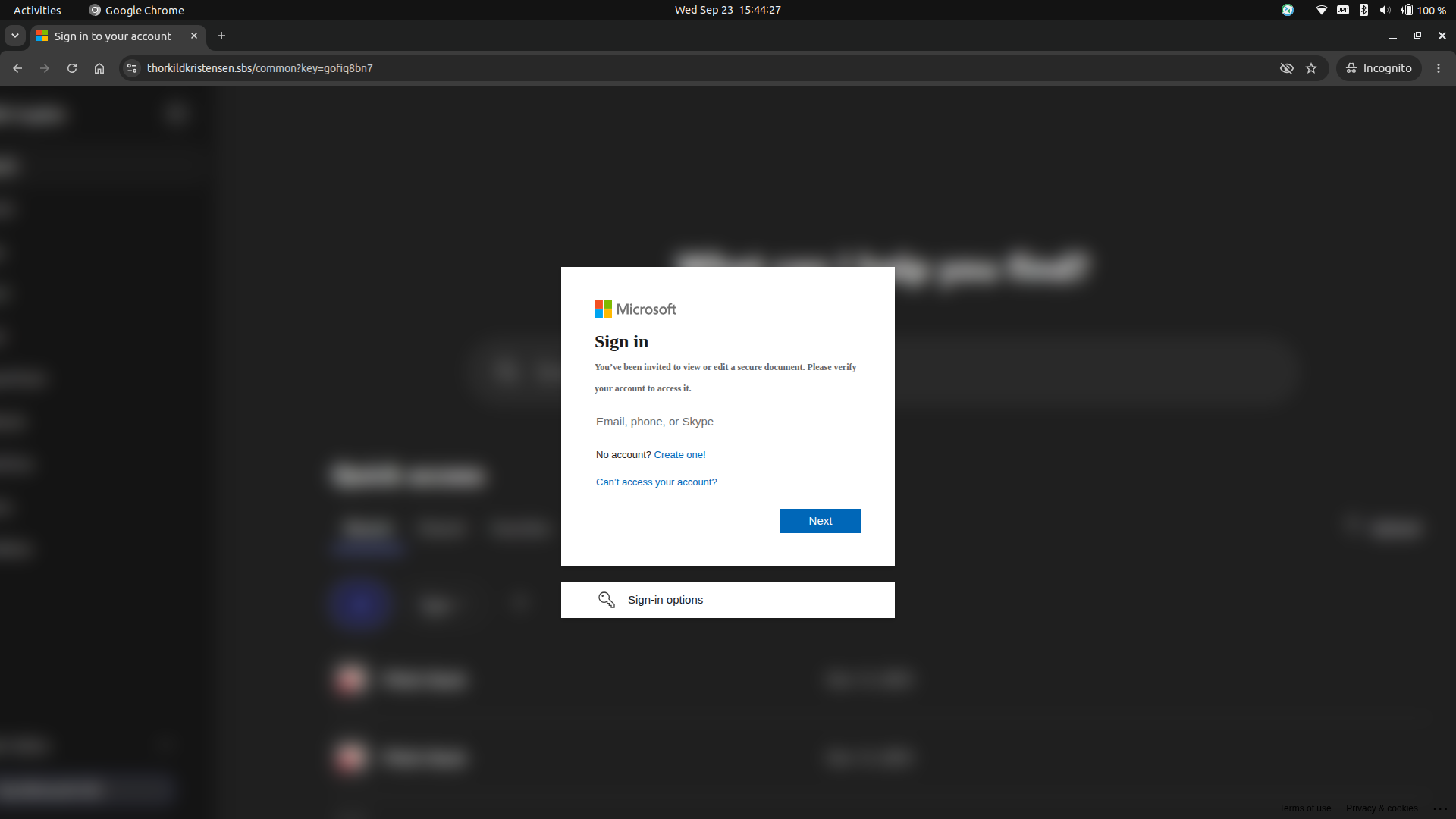 Anatomy of a Multi-Stage Phishing Attack: From an Impersonated Email to a Fake Microsoft Login