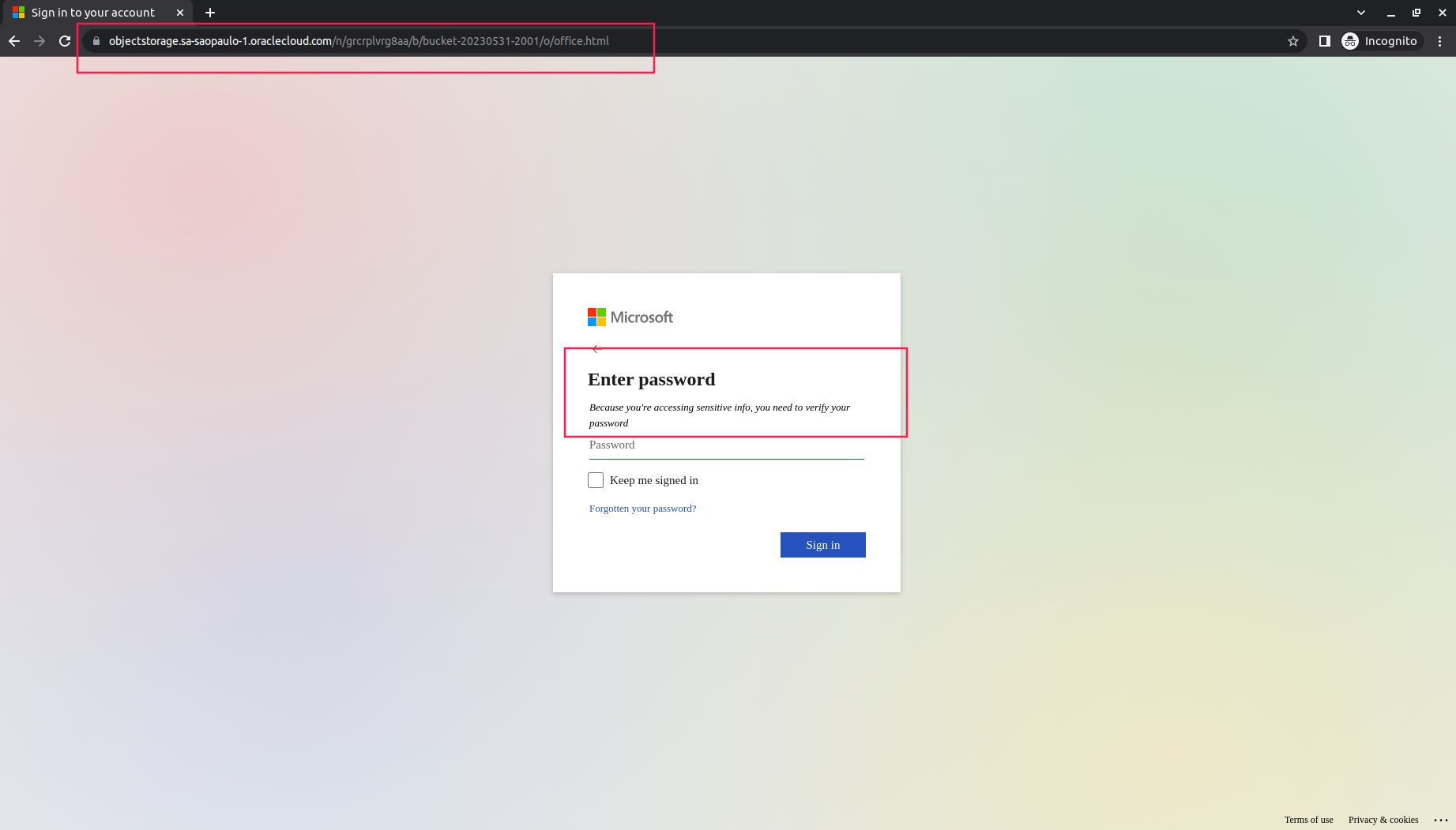 Beware of Microsoft Phishing Page: Protect Your Login Credentials