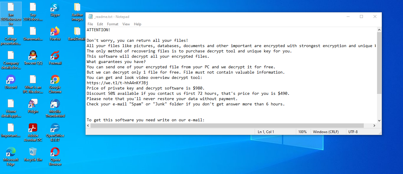 What is Coba Ransomware ?