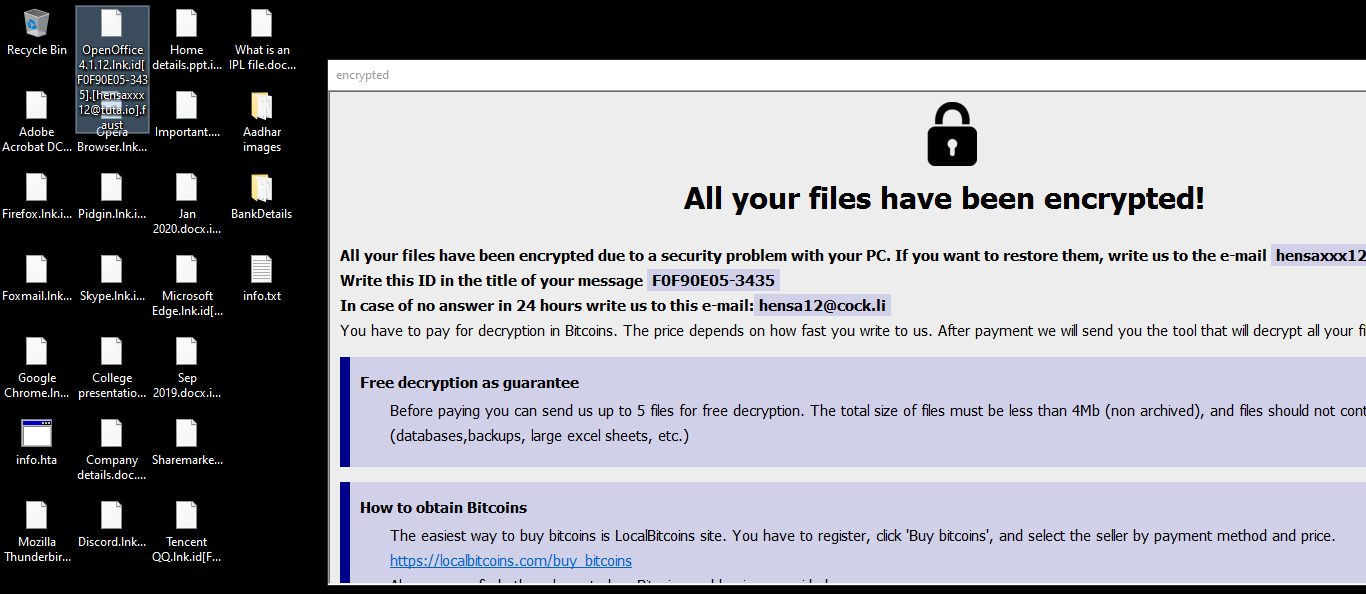 What is Faust Ransomware ?