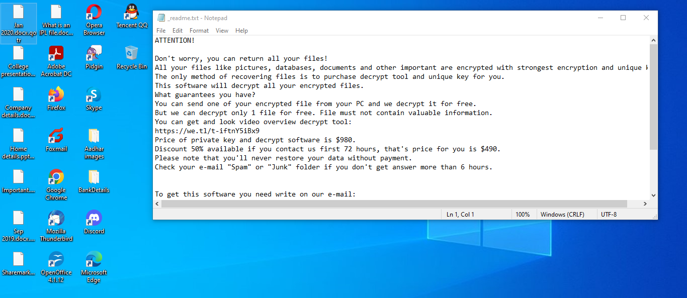What is Qotr Ransomware ?