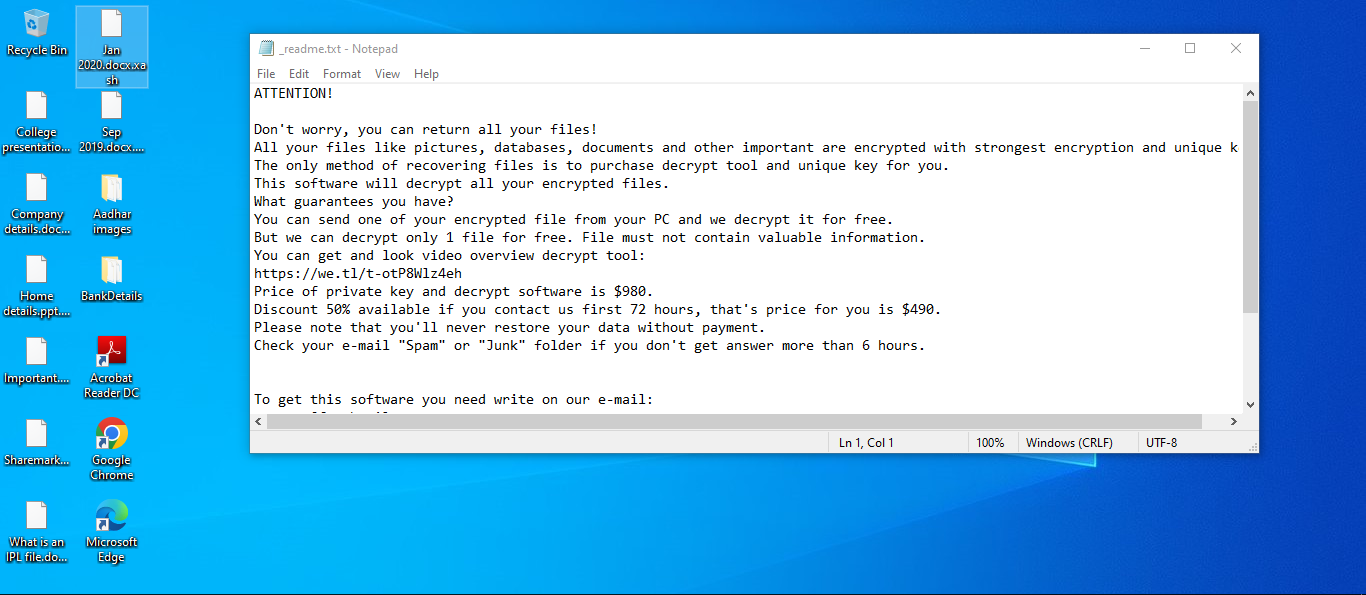 What is Xash Ransomware?